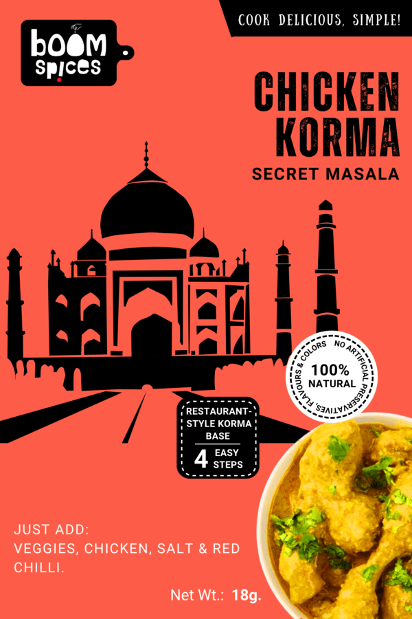 Boom Chicken Korma Secret Masala 18g | Korma Karma