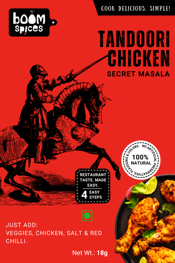 Boom Tandoori Chicken Garam Masala 18g | Smokey Bites