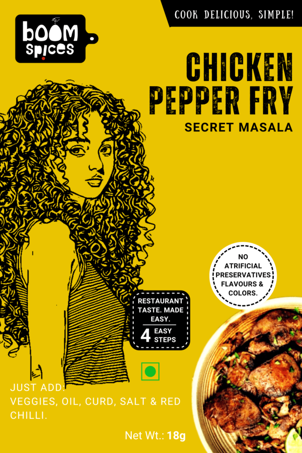 Boom Chicken Pepper Fry Secret Masala 18g | Pepper Punch