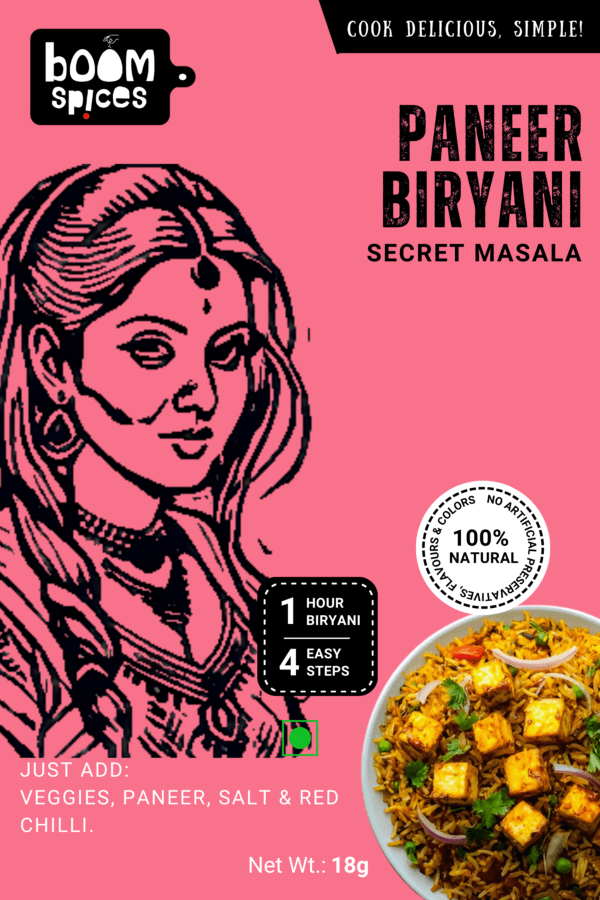 Boom Paneer Biryani Secret Masala 18g | Paneer Delight