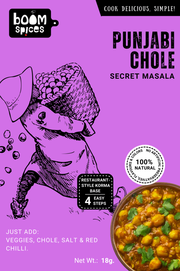 Boom Punjabi Chole Secret Masala 18g | Chana Talks