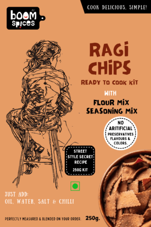 Boom Ragi Chips Ready to Cook Kit