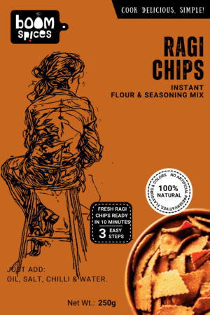 Boom Ragi Chips Instant Flour & Seasoning Mix 250g