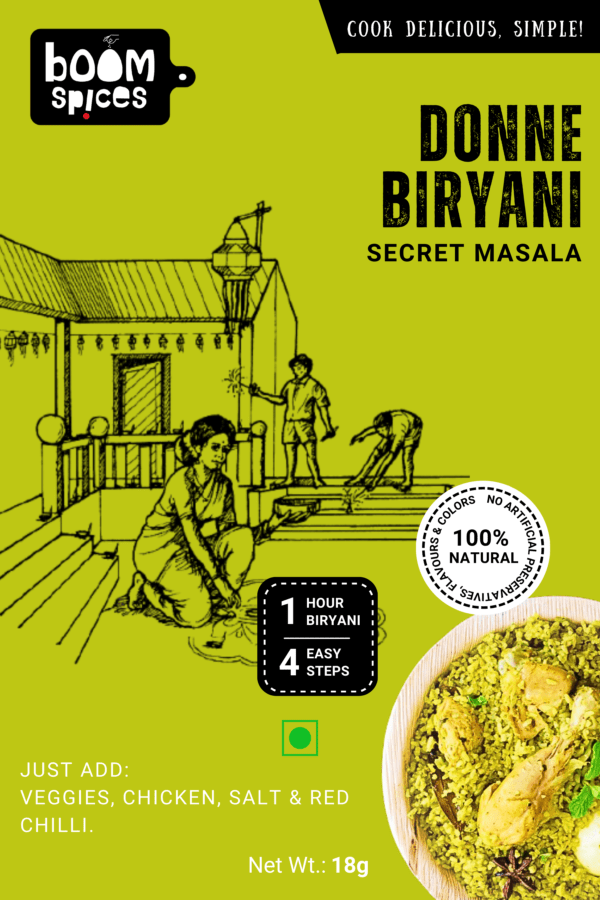 Boom Donne Special Biryani Secret Masala 18g | Biryani Bites