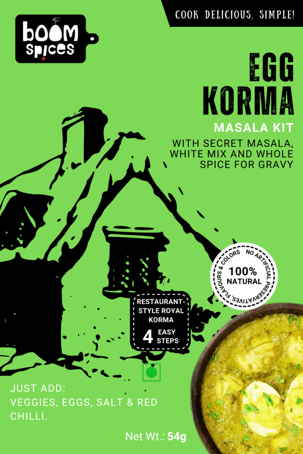 Boom Egg Korma Masala Kit 54g