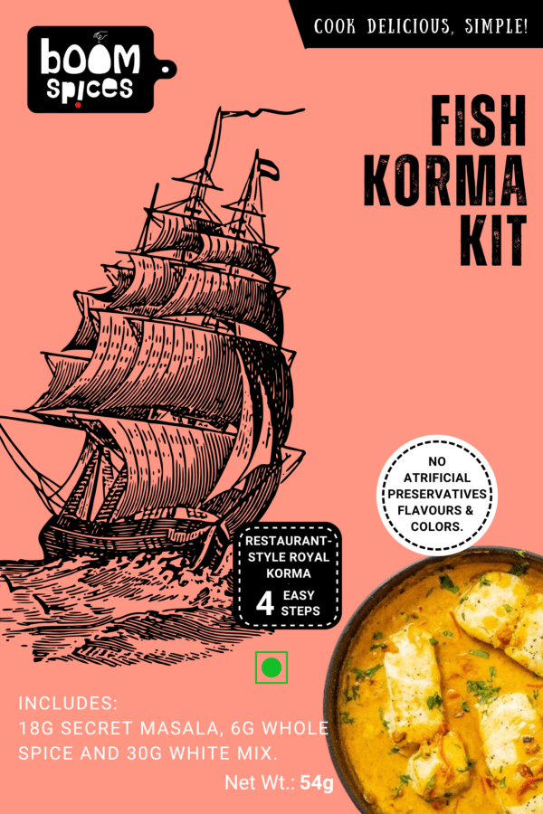 Boom Fish Korma Masala Kit 54g