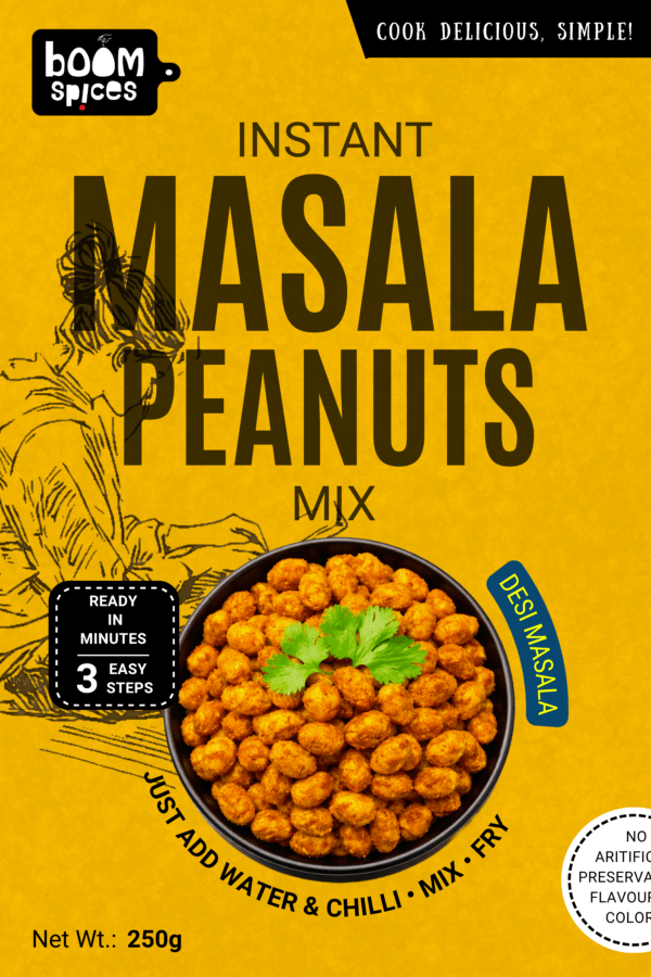 Boom Masala Peanut Mix 250g – Instant Coating Mix & Desi Masala